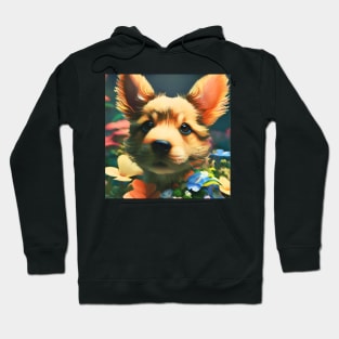 happy dog Hoodie